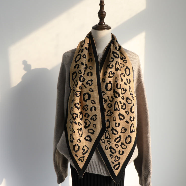 Casual All-In-One Classic Long Leopard Print Warm Scarf For Women