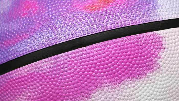 Basketball No. 6 Ball No. 7 Ball Wear-Resistant Basketball Pink Watercolor Rubber Basketball New Outdoor Basketball Specification drawing