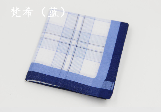 纯棉手帕男士女士方巾全棉手绢手巾厚实柔软经典英伦格子