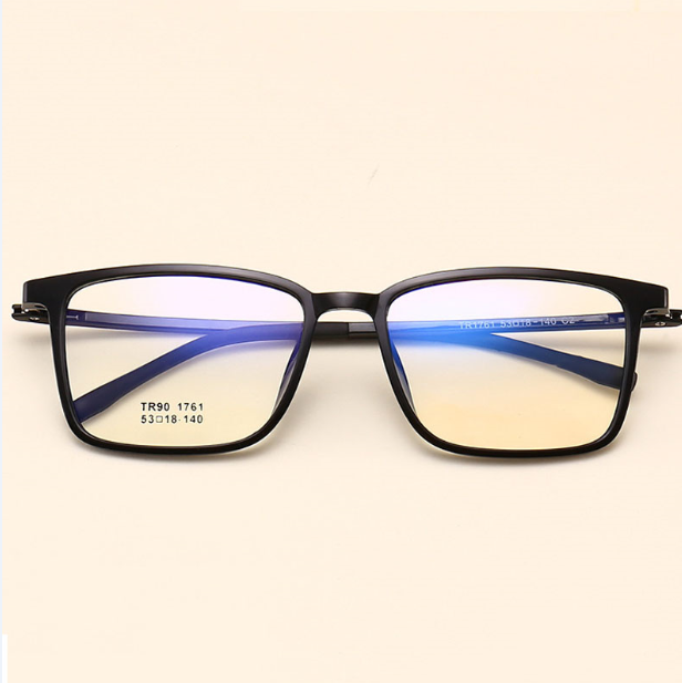 方框平光眼镜TR91金属镜腿防蓝光抗辐射框架眼镜详情图1