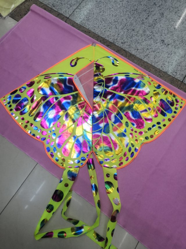 After pole bronzing butterfly kite easy to fly flying butterfly kite manufacturer (200 batches) thumbnail