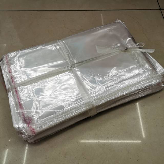 20×34 Transparent Self-Adhesive Opp Self-Adhesive Bag Plastic Bag Self-Sealing Bag Specification drawing