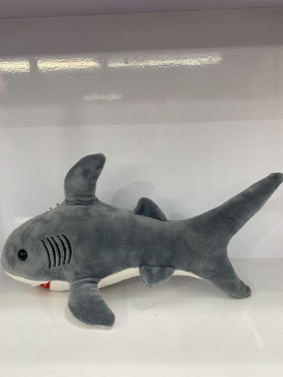 Fluffy shark toy cute doll gifts for girls and kids thumbnail