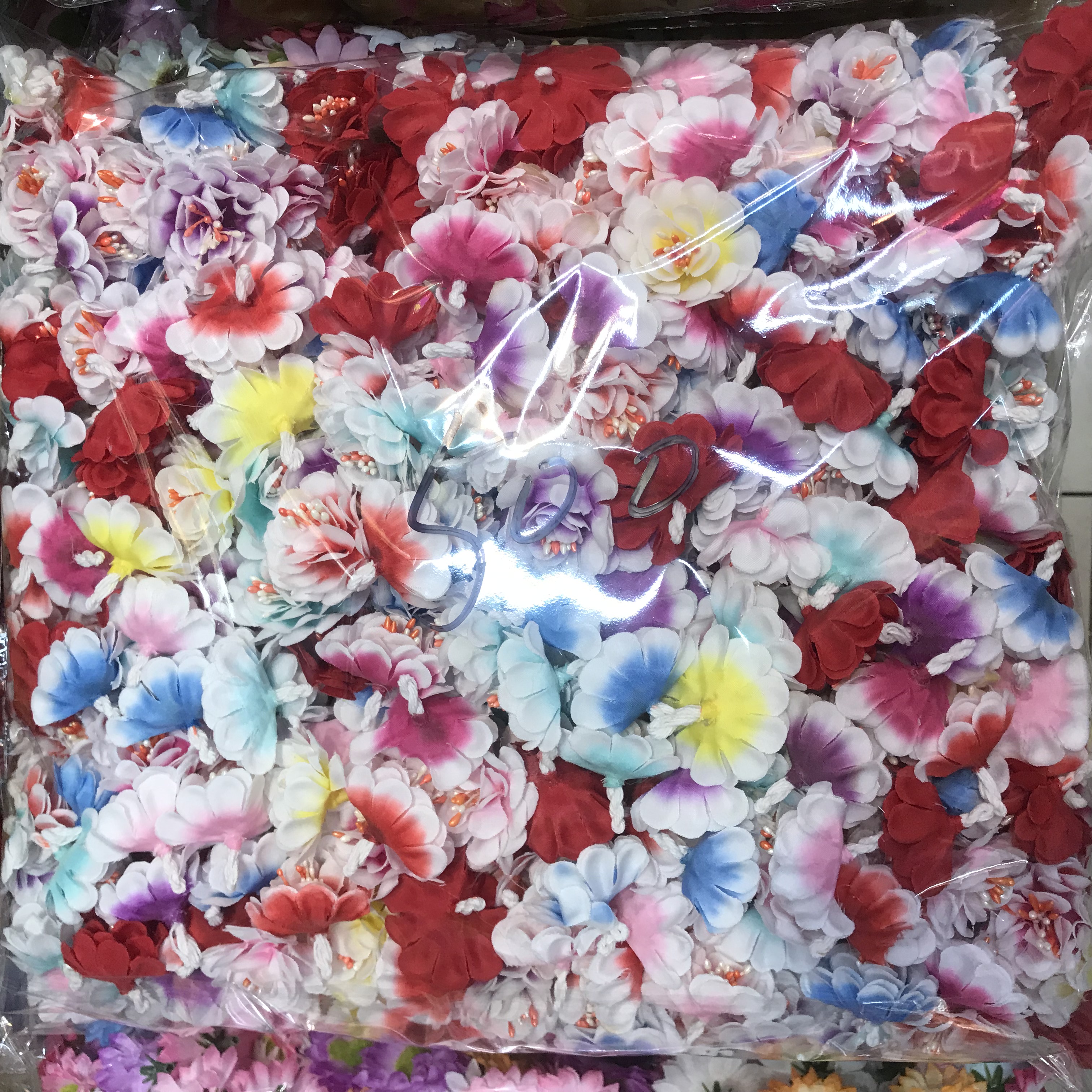 New creative artificial flower bouquets, diy camellia flower heads, flower garlands, mini decorative small flowers, 6cm