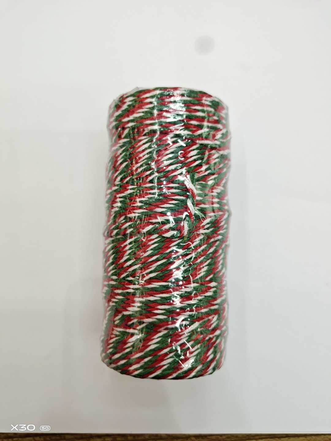 5mm three-color flower rope, diy thick and thin rope, handcrafted tag rope details Picture