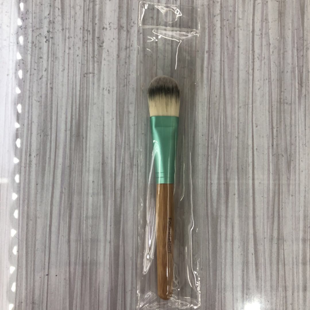 Log Foundation Brush Flat Head Foundation Brush Tongue Brush Liquid Foundation Paste Brush Bb Isolation Makeup Brush