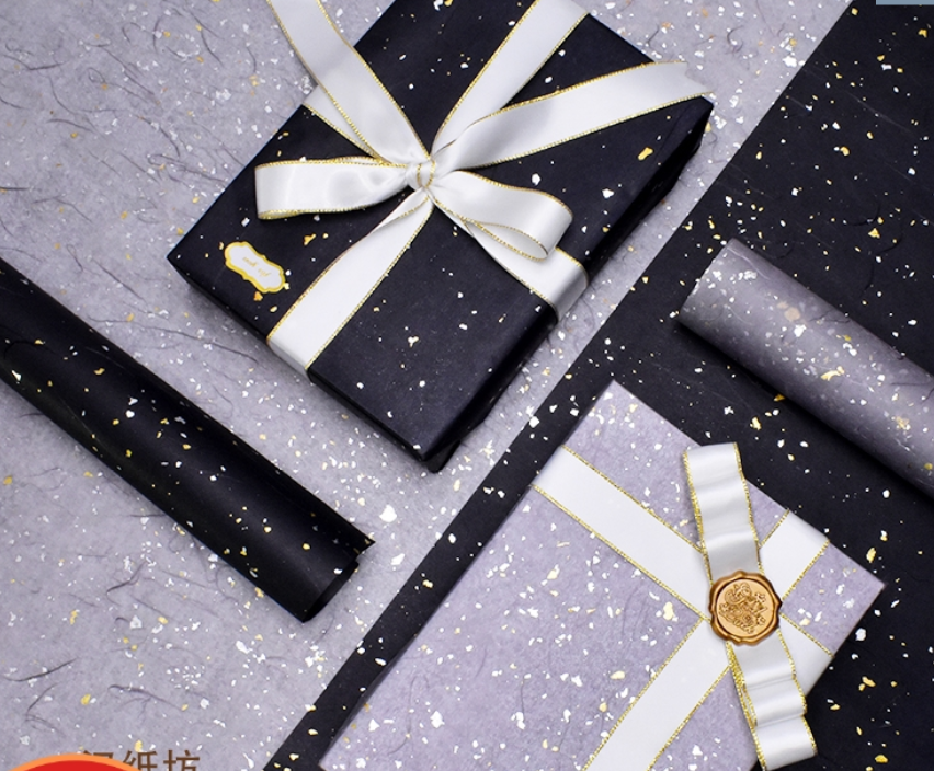 Creative New Year gift wrapping paper, birthday gifts, waterproof book paper, wrapping paper, gift boxes, Valentine's Day full figure