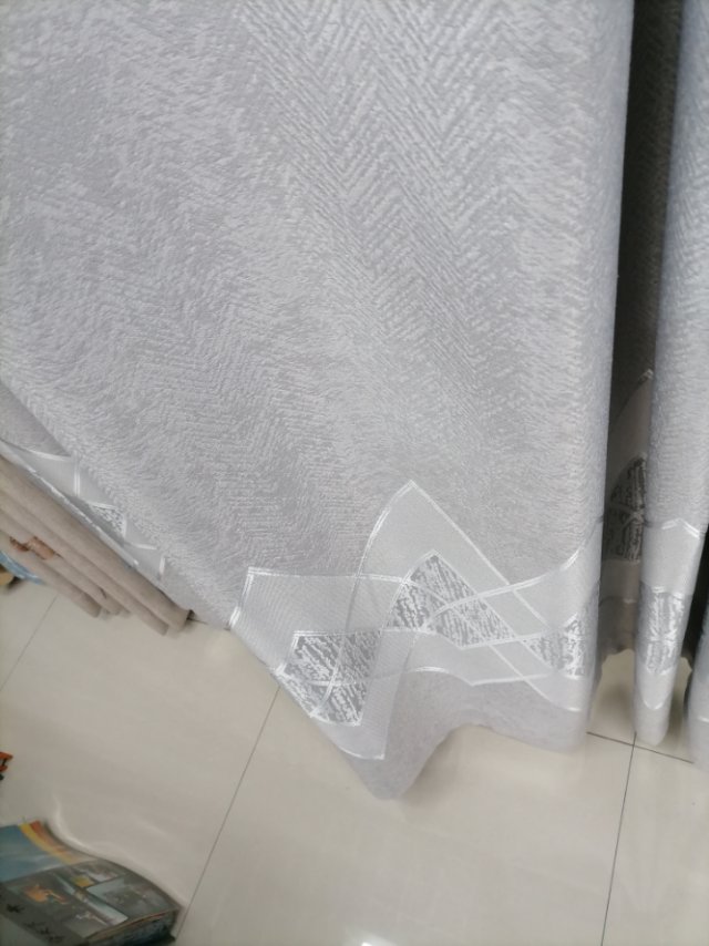Cotton and linen high-blackout curtain fabric for simple style living room custom heat insulation and sunshade rental bedroom Specification image