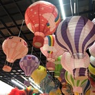 开学商场店庆热气球装饰幼儿园走廊纸灯笼布置生日