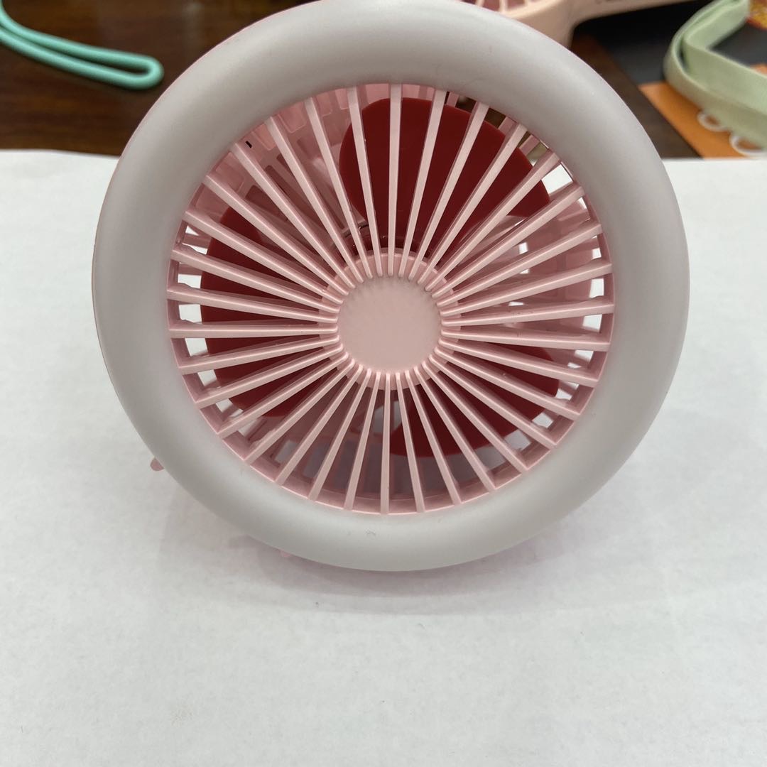 迷你小风扇四色便携式可佩戴学生自拍美颜补光风扇120个装