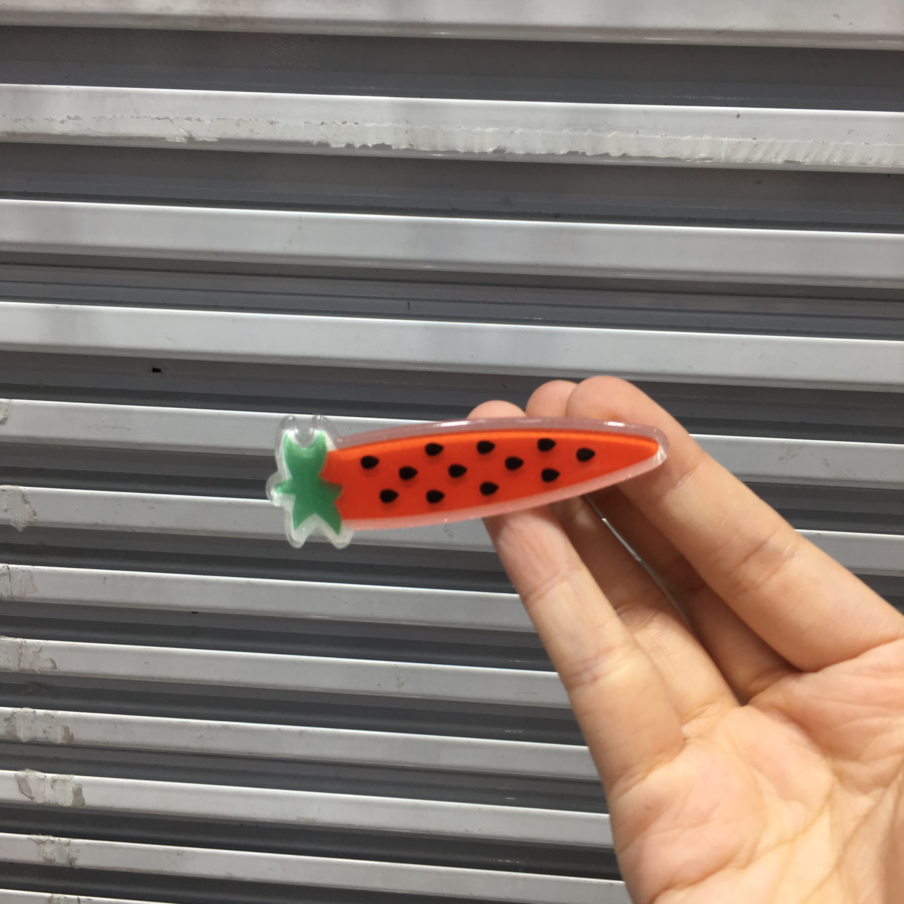 少女心植物极简风边夹一字夹韩国发饰网红刘海夹子细节图
