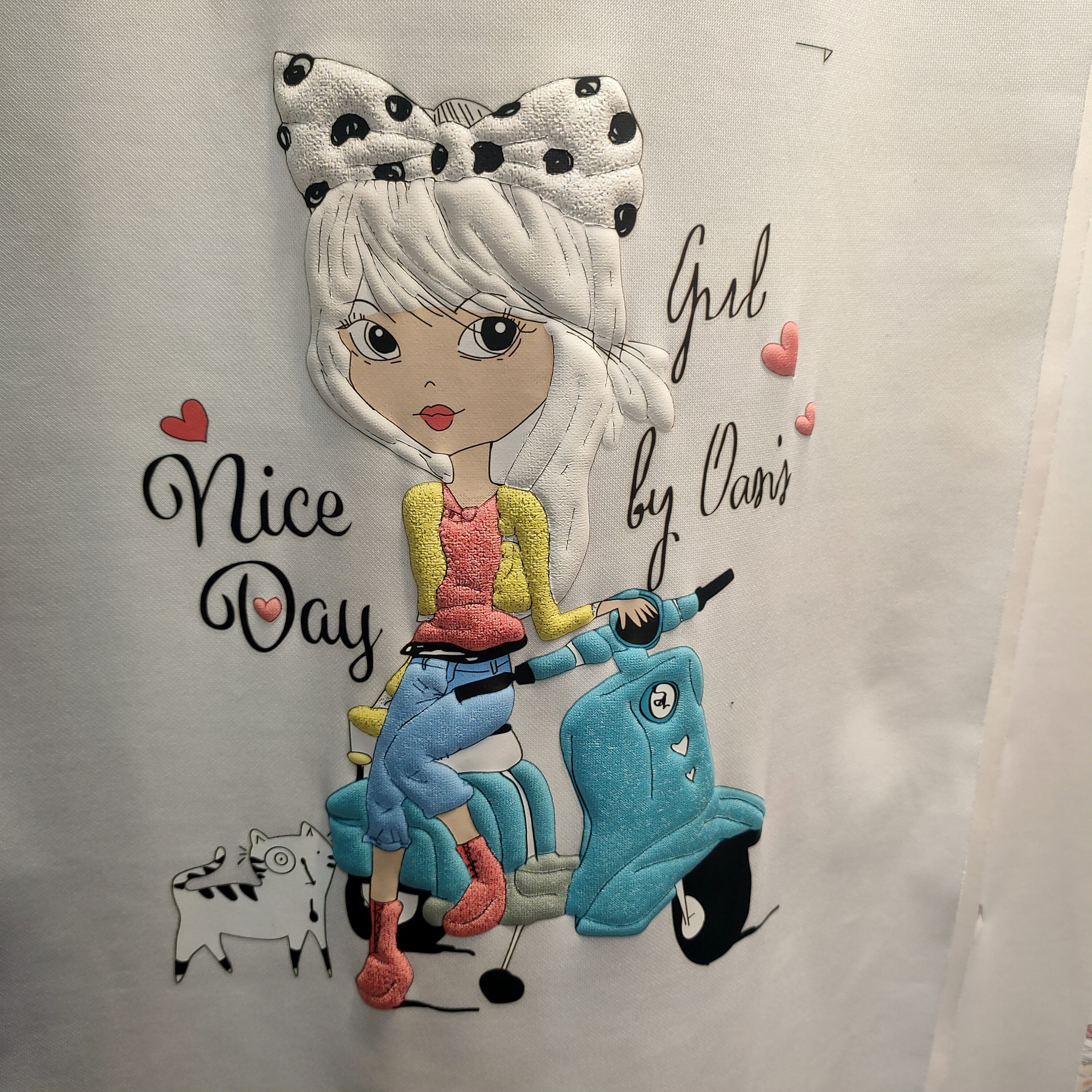 定做柯式立体烫画韩国热转印t恤字母烫图立体烫画厂家
