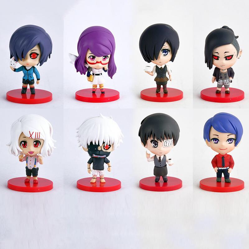 "Non-tasting Fun 1st generation 2nd generation 4 Q-version Tokyo 喰 kinds of figurines, Tokyo Ghoul figurines, car ornaments. Specification image