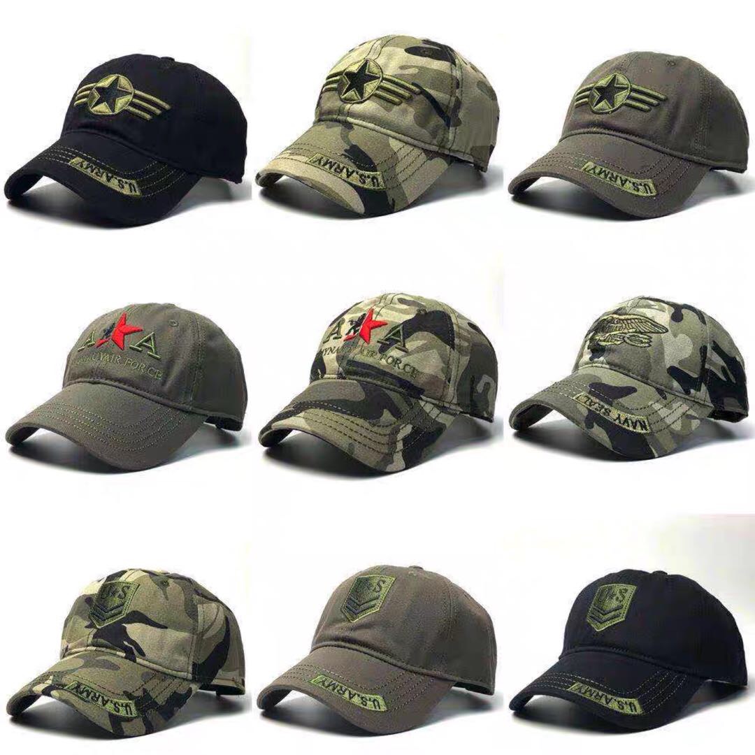 Baseball Hat Men's Spring And Autumn Camouflage Military Hat Duck Cap Korean Version Of The Trend Outdoor Casual Sun Protection Hat details Picture