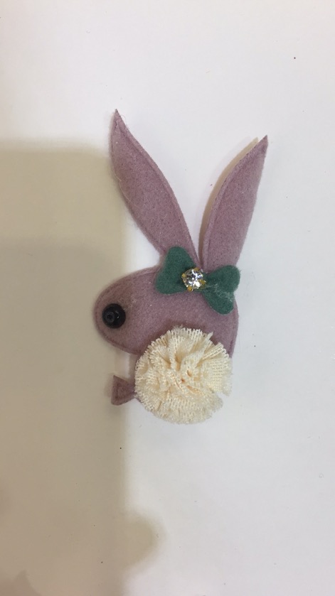 Manufacturers Direct Sales Of Cartoon Rabbit Cloth Flowers Handmade Diy Clothing Accessories Decorative Patch Patch Patch Patch Cloth details Picture