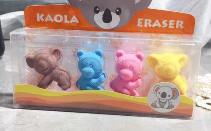 小熊橡皮擦可爱创意小学生橡皮擦擦得干净幼儿园奖品细节图