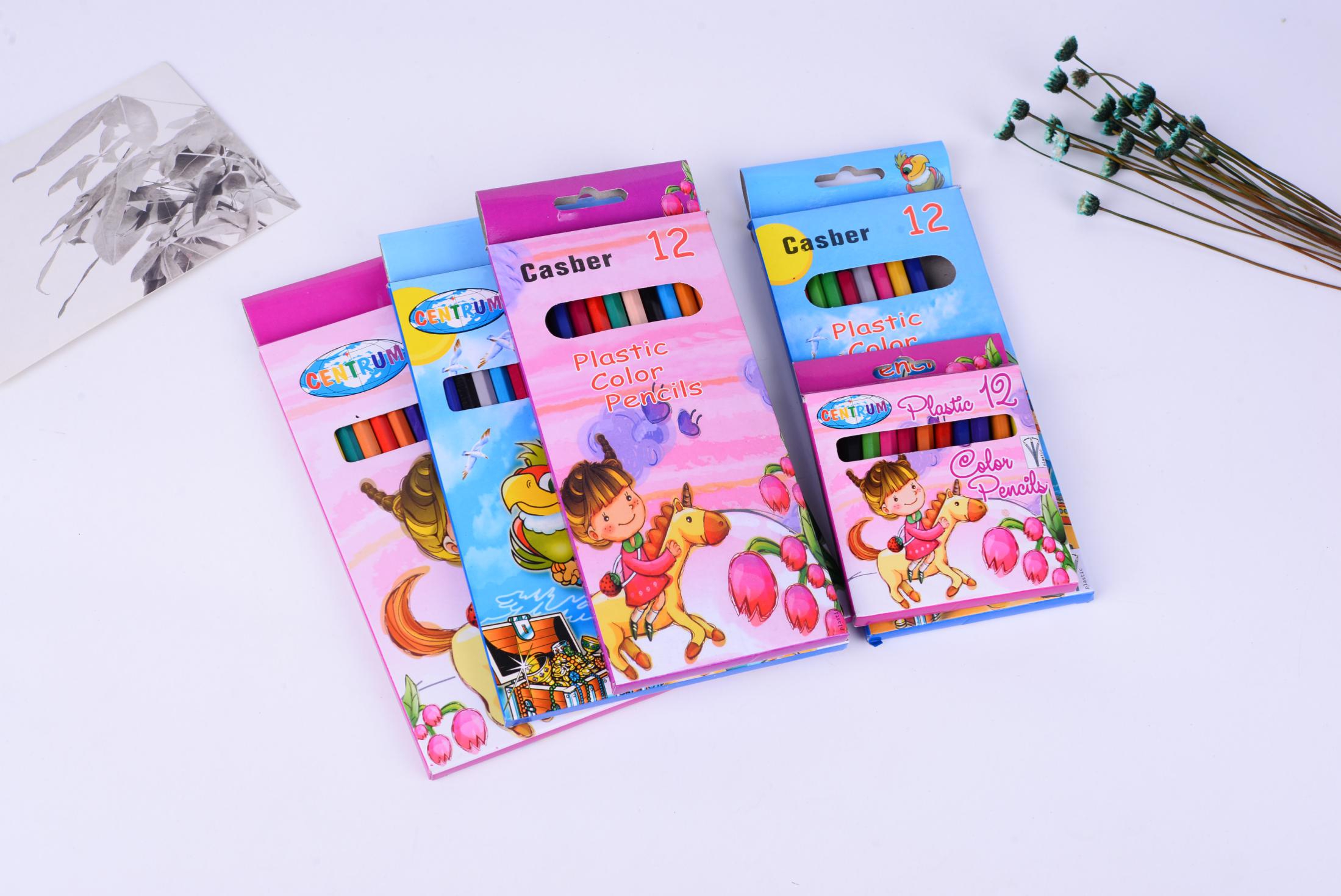 12 color pencils special box for children's drawing pencils