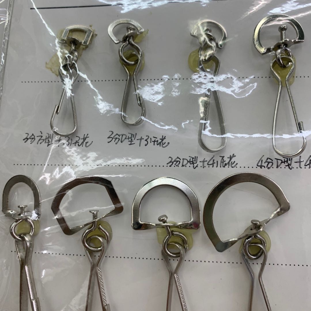 男女包包配件挂钩系列朱档铁皮扣，厂家直销欢迎询价👏🏻产品图