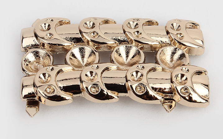 Alloy Pin With Drill Decorative Buckle