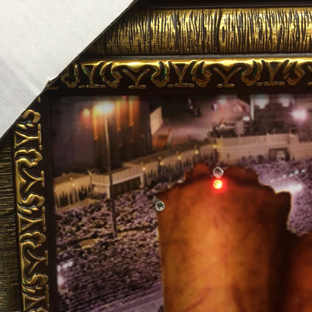 欧式复古创意LED带灯墙挂装饰相框细节图