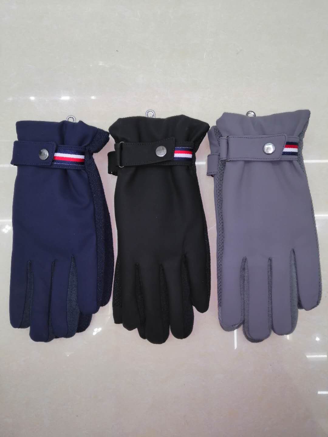 Warm Gloves Men's Winter Thickened Waterproof Windproof Cotton Gloves Women's Korean Outdoor Cycling Ski Gloves Specification drawing