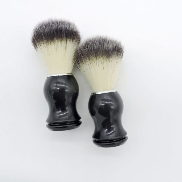 Soft bristle brush, nylon bristle, plastic handle, professional men's beard brush, men's facial cleanser details Picture