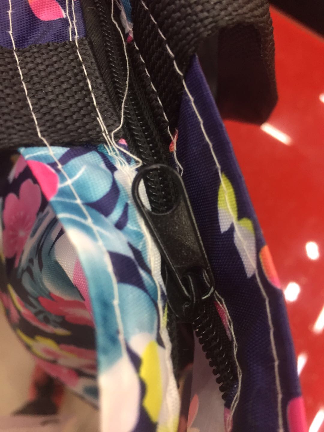 Factory direct sales of Korean-style floral fabric folding shopping bags, mother handbags, and large and small bags Specification image