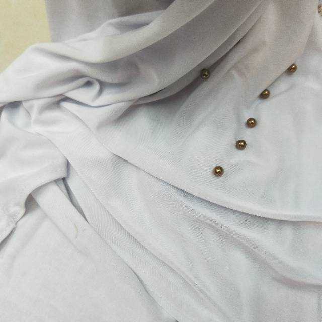 Manufacturers Direct Sales Spring And Autumn Winter Arab White Muslim Adult Women's Headscarf details Picture