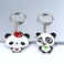 熊猫钥匙扣可爱熊猫吉祥物钥匙链金属纪念礼品钥匙挂件开业纪念品图