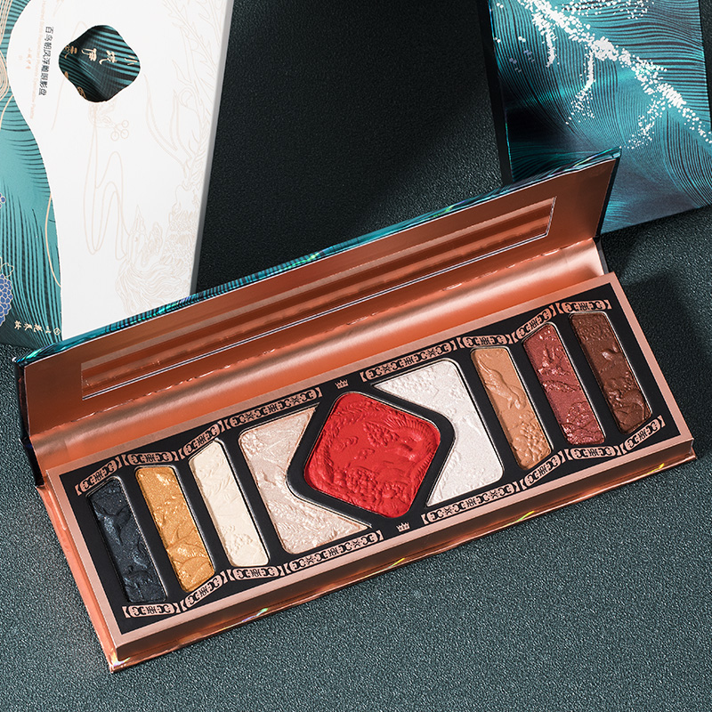 百鸟朝凤眼影眼影盘彩妆盘防水防汗易上妆详情图2