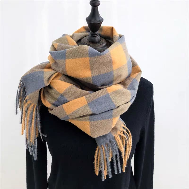 Scarf Women's Explosive Fashion Trend New Autumn-Winter Long Scarf