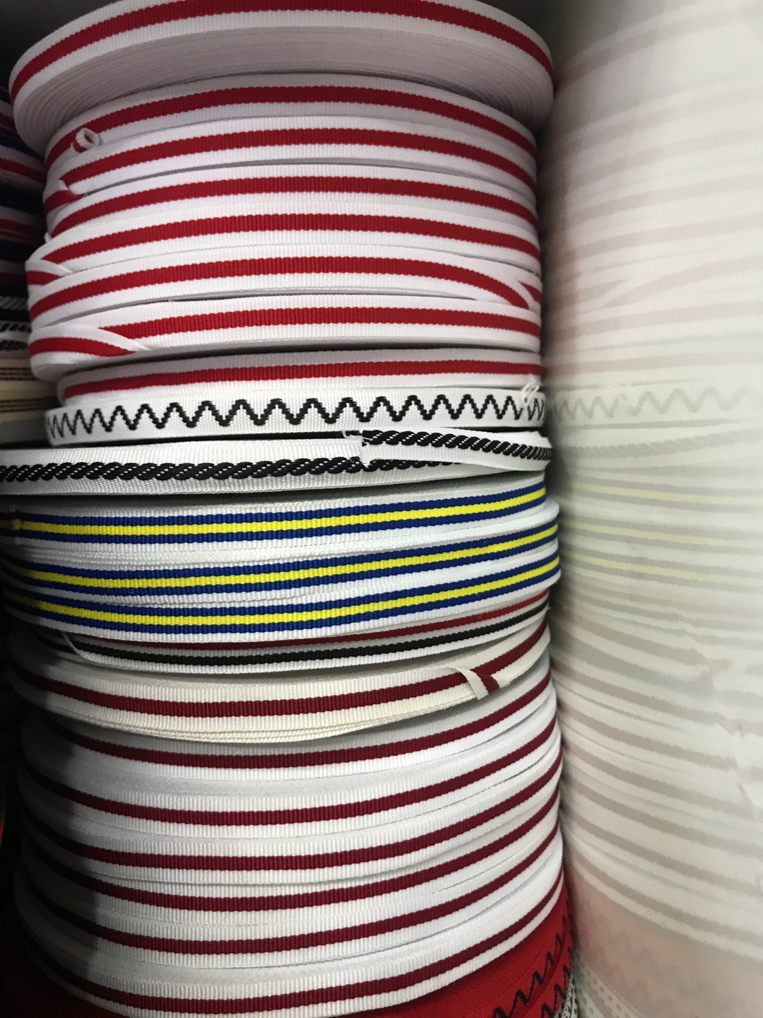 Intercolor Tape Cotton Herringbone Tape Cloth Tape Binding Strip With Cotton Ribbon details Picture