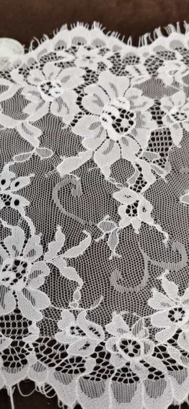 花边蕾丝花边服装辅料花边氨纶花边本白花边细节图