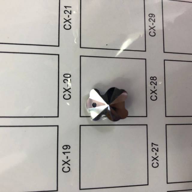 厂家直销 首饰蓝色小熊diy服饰配件排钻材料细节图