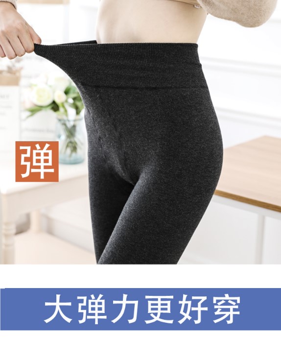 Extra-thick, extra-thick, oversized leggings, women's pants, winter fleece thickened outerwear, high-waisted one-piece pants, thermal pants, cotton pants
