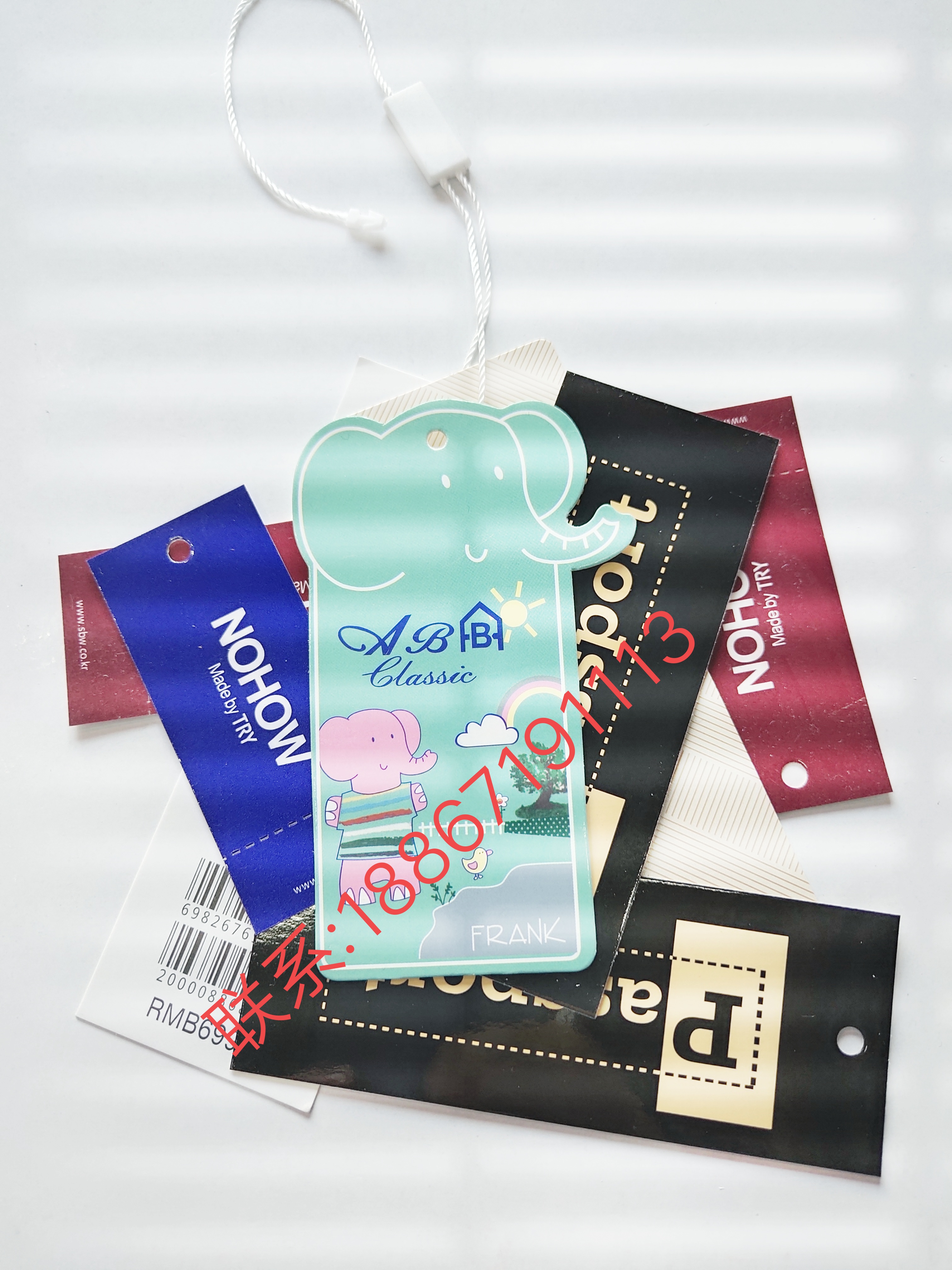 纸牌纸标尺码织标织唛柔软领标吊牌刺绣布贴商标图