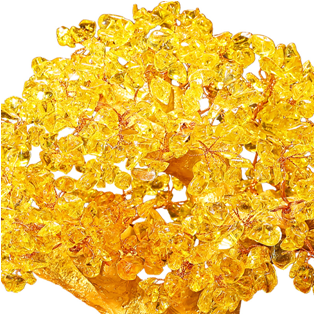 黄水晶发财树客厅电视柜酒柜装饰创意摇钱树摆件家居饰品开业礼品产品图