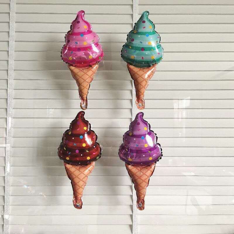 手棒冰淇淋铝膜气球派对节庆装饰用品厂家批发