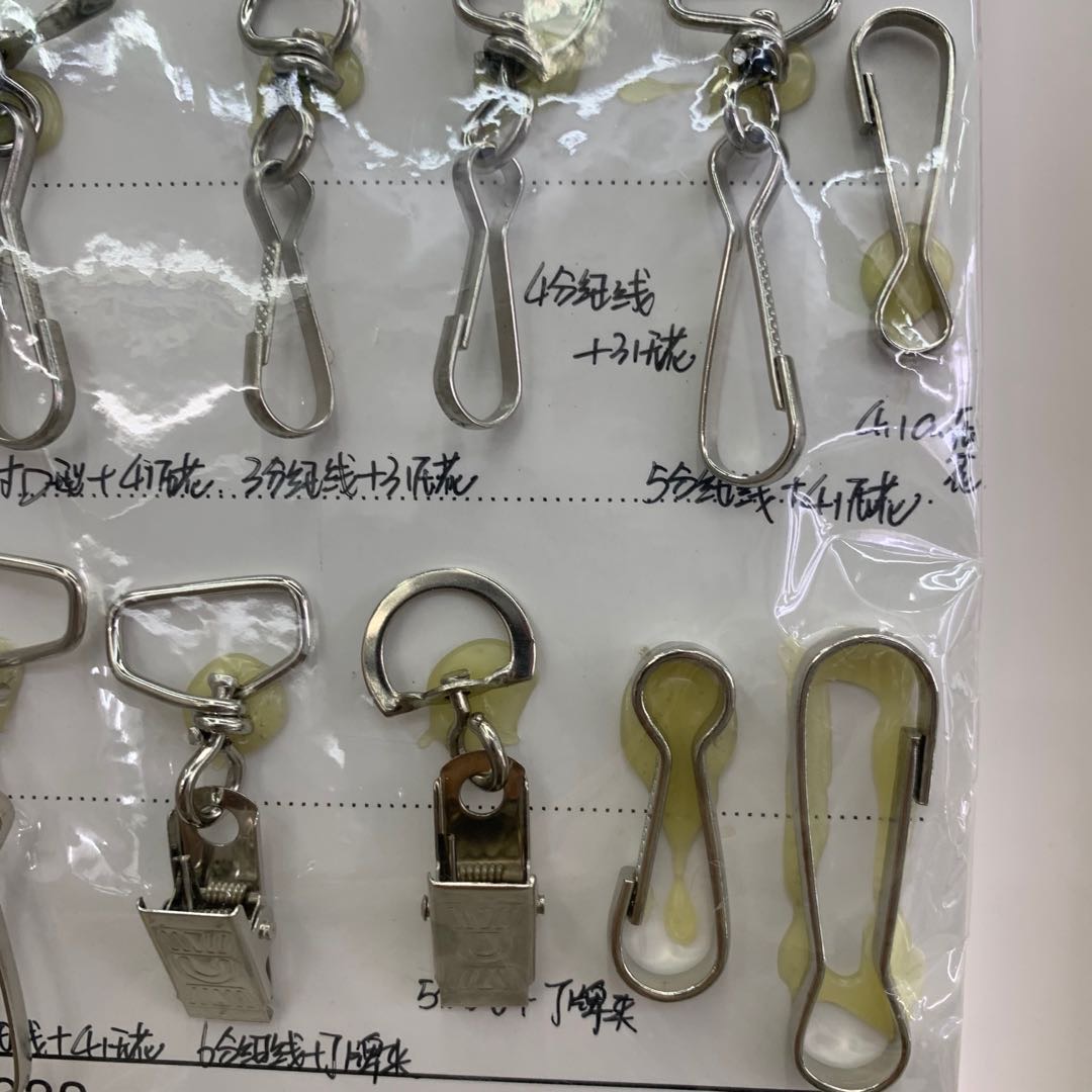 男女包包配件挂钩系列朱档铁皮扣，厂家直销欢迎询价👏🏻细节图