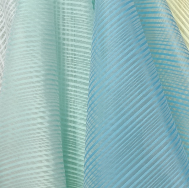 Striped yarn fabric decorative fabric is available in a variety of colors Specification image