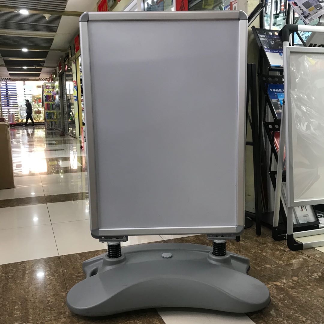 广告牌展示牌铝合金海报架立式落地式展示架展架户外宣传立牌