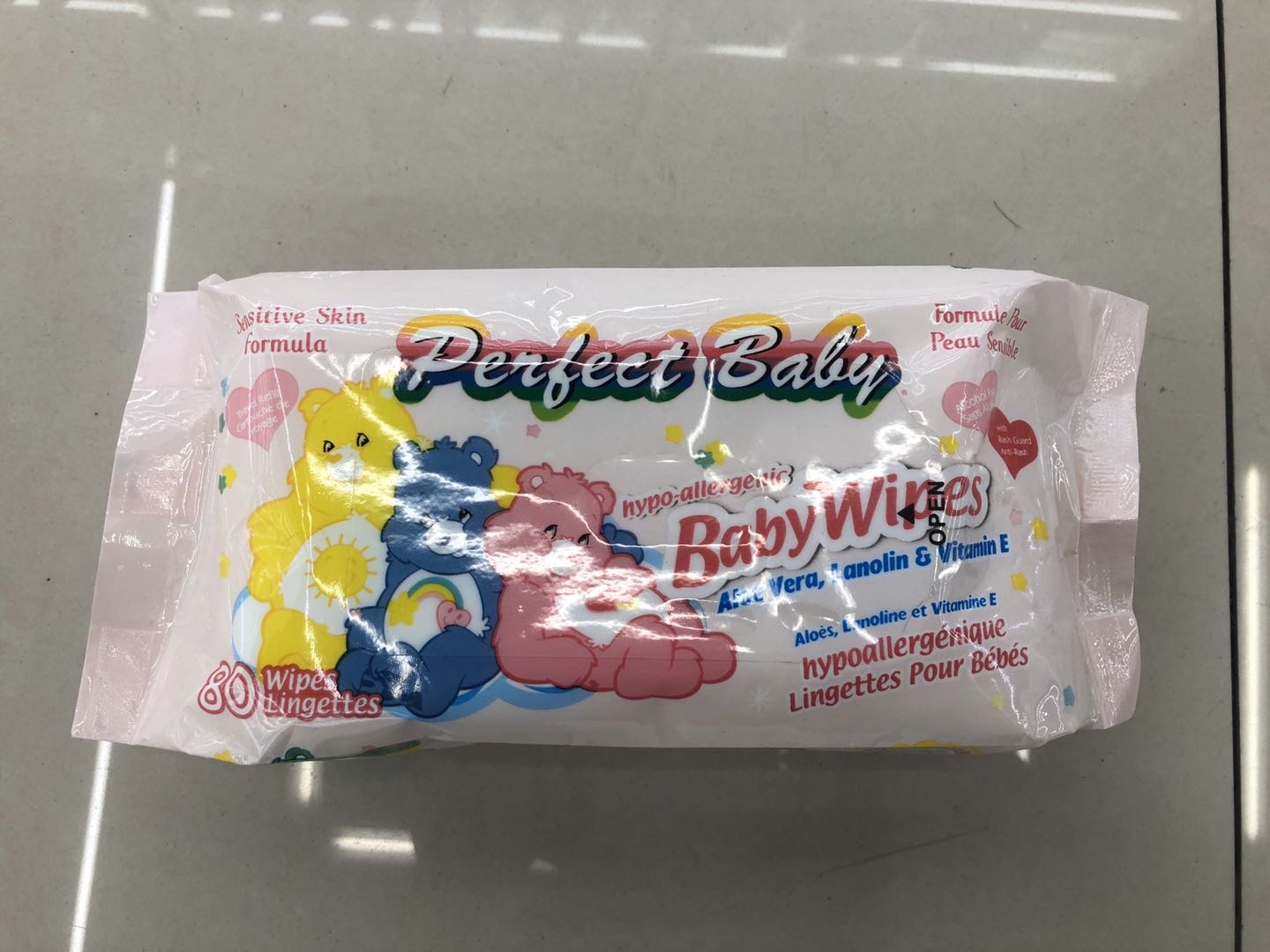 80 baby wipes Clean Baby Bear Wipes thumbnail