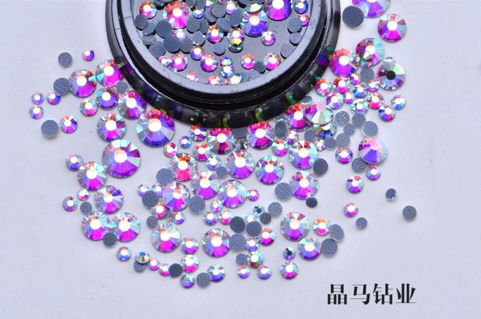 SS20 White AB Imitation Austrian Diamond, Fine Diamond, Nail Drill, DIY Diamond details Picture