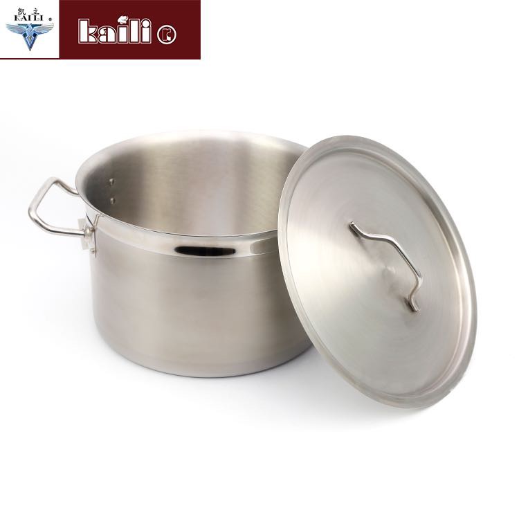 201 stainless steel soup pot multi-purpose pot, smoke-free and non-stick soup pot details Picture
