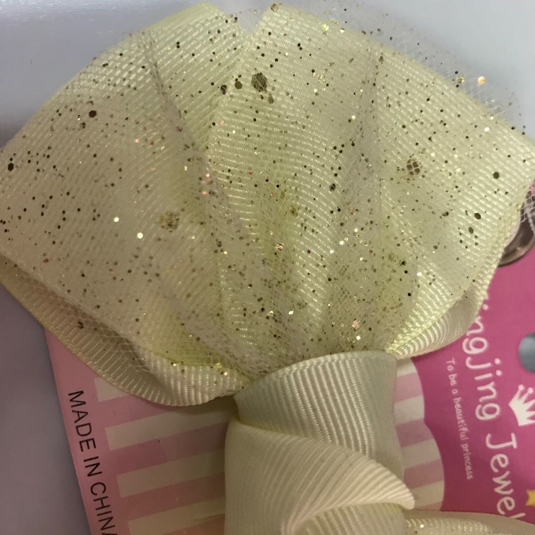 Wholesale of ribbon bow mesh sequin duckbill clip headwear from the manufacturer details Picture