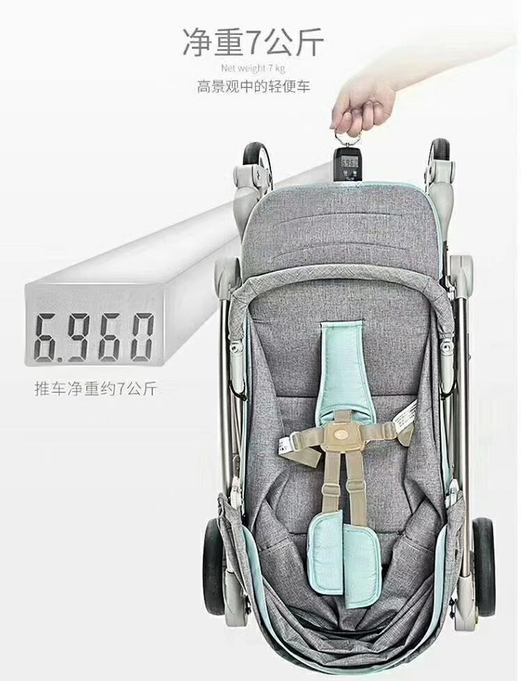 A2 type aluminum alloy frame children's stroller and baby stroller details Picture
