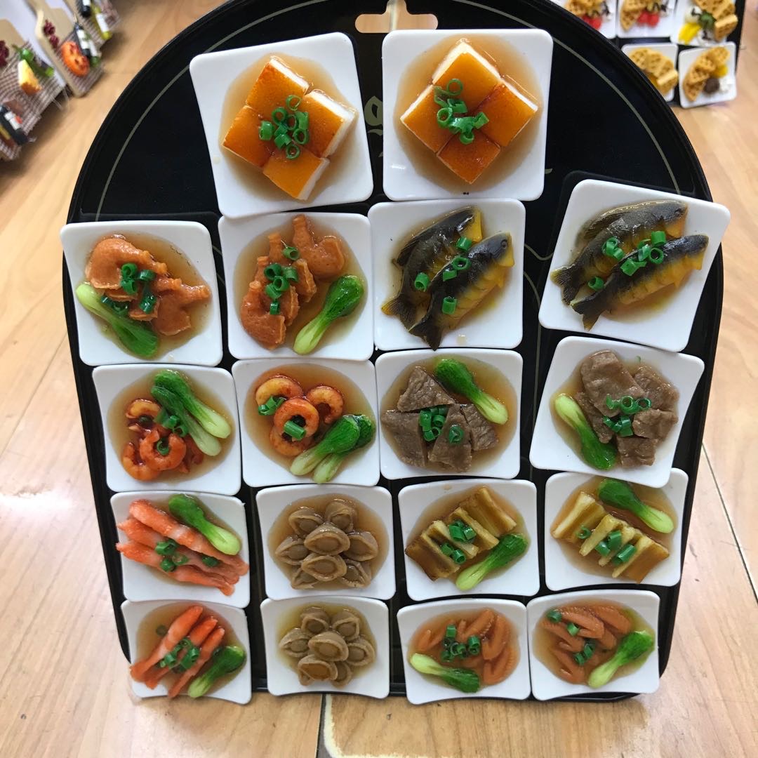 仿真食物外贸中国特色立体东坡肉中国菜重庆旅游美食辣椒冰箱贴磁贴