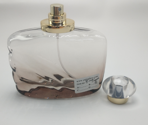 Transparent gradient glass perfume dispenser bottles Specification image