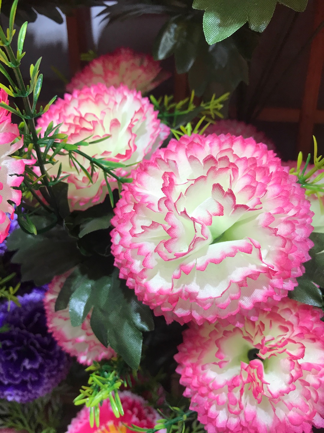 Jianying Flower Shop researches, develops, produces and sells 9-head 8-layer lilac flowers 123 Specification image