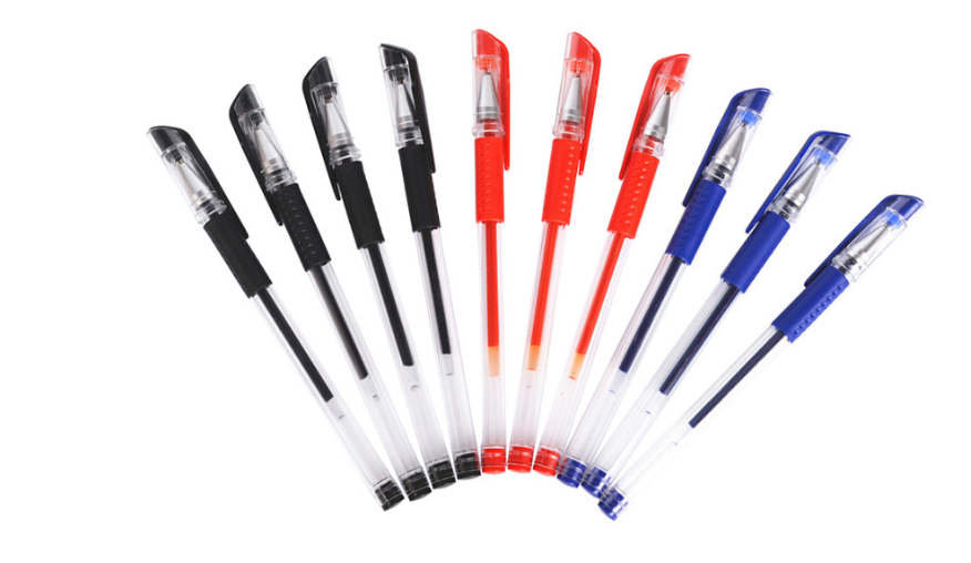 New European standard 05mm gel pen, water-based pen, syringe pen, office gel pen, signature pen, student pen, loose